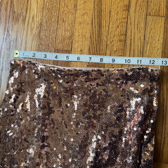Rose Gold sequin maxi skirt! - Picture 4 of 7
